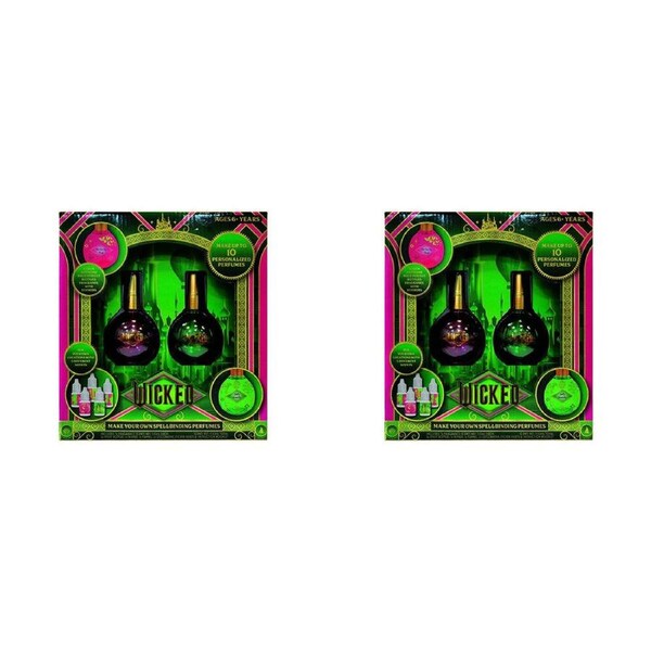 2PK Wicked Make Your Own Spell Binding Perfumes Set Kids DIY Fragrance Kit 6y+