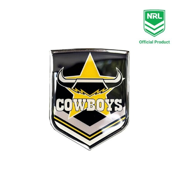 North Queensland Cowboys Logo Decal NRL Metal Car Emblem - Built for Die-Hard Supporters