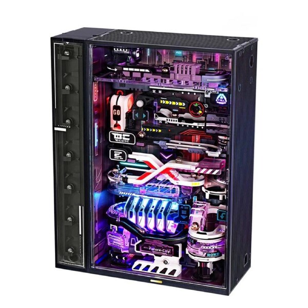 ROKR MR02S "Starry Night Express" Marble Run – 3D Wooden Puzzle with Motorised Lift & LED Lights