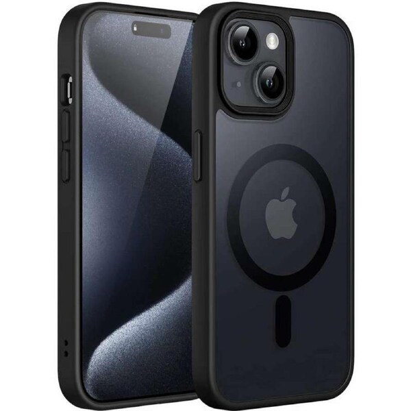 Tough On iPhone 16e / iPhone 15 Case With MagSafe Matte Black