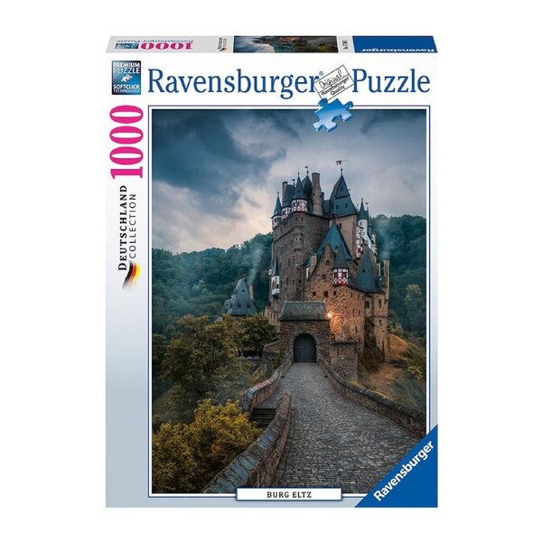 1000pc Ravensburger Eltz Castle Kids/Childrens Jigsaw Puzzle Toy 70x50cm 12y+