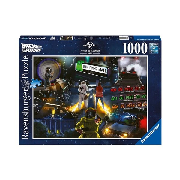 1000pc Ravensburger Back to the Future Kids Jigsaw Puzzle Play Toy 70x50cm 14y+