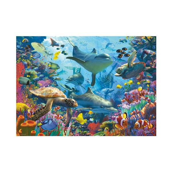 1000pc Ravensburger Coral Retreat Kids/Childrens Jigsaw Puzzle Toy 70x50cm 12y+