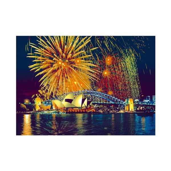 1000pc Ravensburger Fireworks Over Sydney Australia Jigsaw Puzzle 70x50cm 12y+