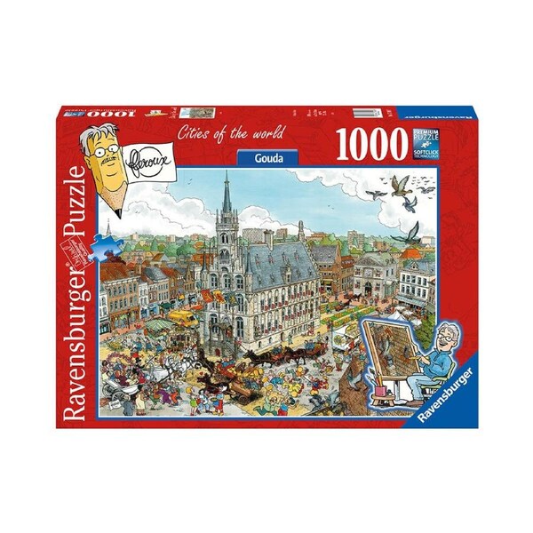 1000pc Ravensburger Gouda Kids/Childrens Jigsaw Puzzle Play Toy 70x50cm 14y+