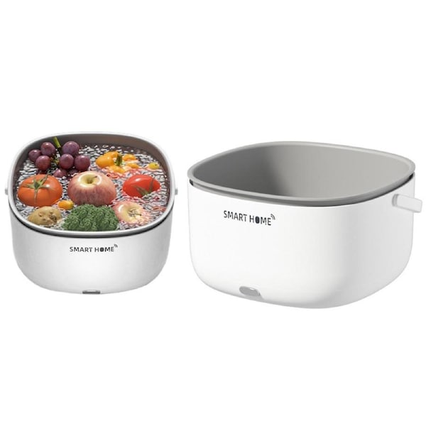 Portable Fruit And Vegetable Cleaning Machine Vegetable Drain Basket Food Grade Purifier