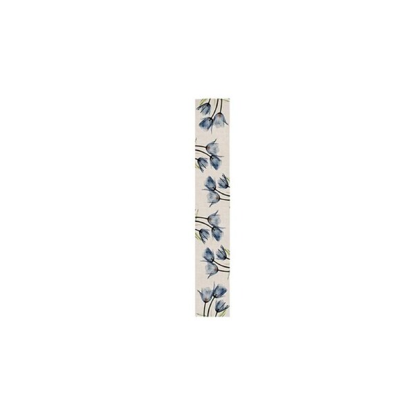 Long cloth Boho Gauze Table Runner for Wedding Bridal Baby Shower Birthday Party-Blue