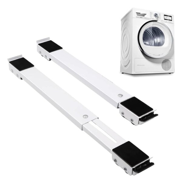 Extendable Appliance Roller Heavy Duty Washing Machine Dryer Moving Base Furniture Lifter-White