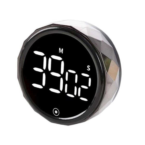 Digital Kitchen Timer Large LED Display Magnetic Countdown Timer-Brown