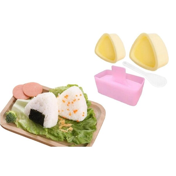 4Pcs Rice Mold Musubi Maker Kit Musubi Maker Press Rice Ball Mold
