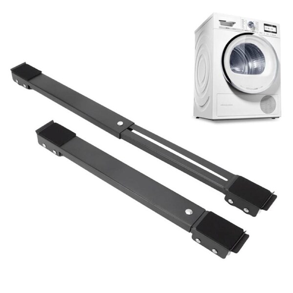 Extendable Appliance Roller Heavy Duty Washing Machine Dryer Moving Base Furniture Lifter-Black