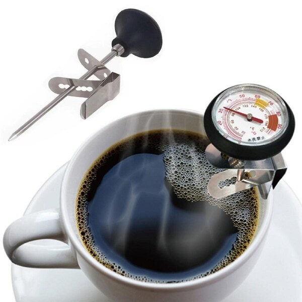 Thermometer with Instant Read Dial Thermometer Stainless Steel Stem Cooking Thermometer for Coffee Tea Water