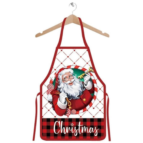 70x50CM Christmas Apron Funny XMAS Cooking Chef Costume