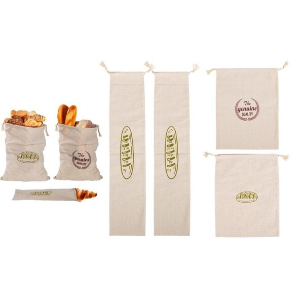 4Pcs Bread Bags Reusable Bread Container for Homemade Food
