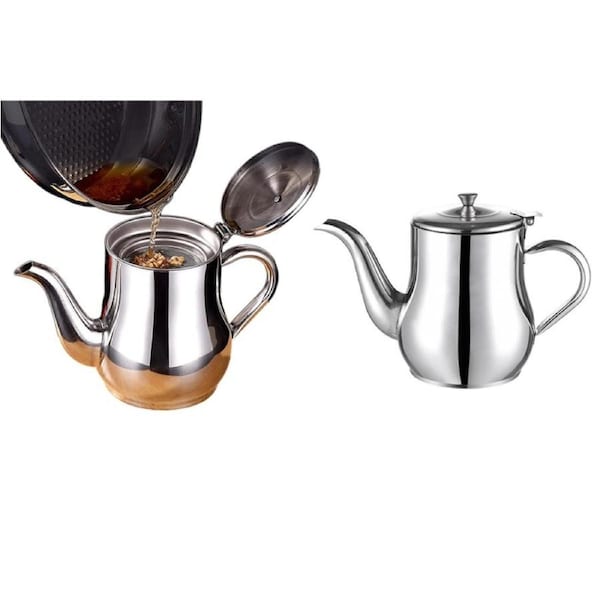 Stainless Steel Heat Resistant Oil Filter Dispenser Pot Fine Mesh Grease Strainer Container Can