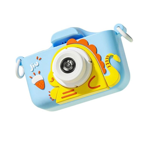 Dinosaur Kids Camera With 64GB SD Card Selfie Camera Digital Camera For Kids-Blue