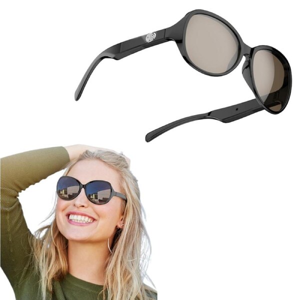 Bluetooth Smart Glasses Built-in Mic Speakers UV Protection Audio Sunglasses-Style 1