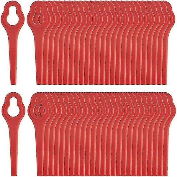 50Pcs Blades Compatible For Ferrex Aldi Far 20-i Edger, Replacement Blades For Ferrex Cordless Edger fp