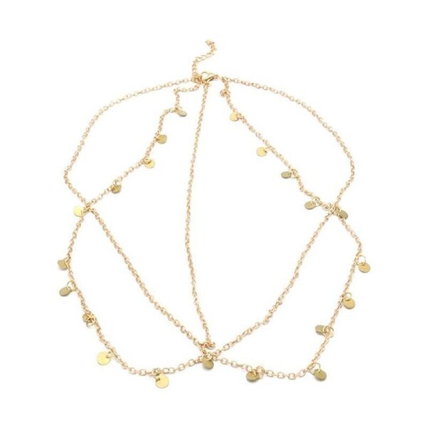 Bohemia Boho Gypsy Wafer Tassel Head Chain Headpiece Beauty Party Jewellery