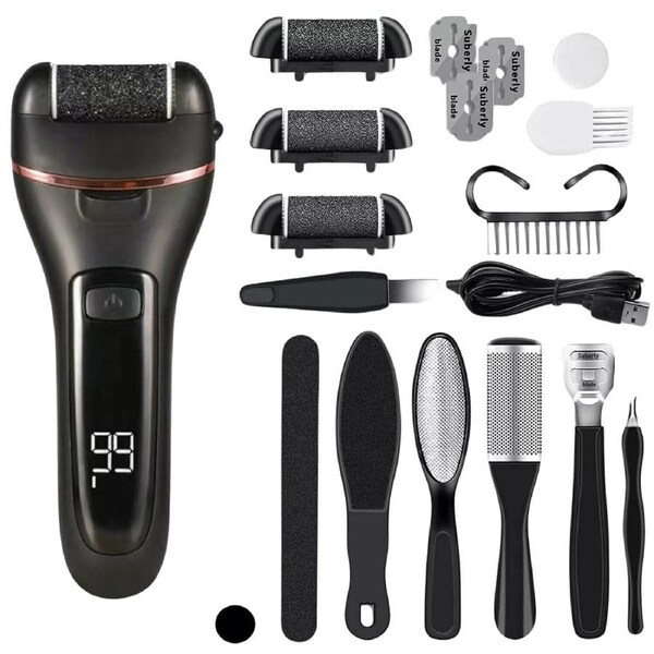 Electric Care Pedicure Foot File Hard Dead Skin Callus Remover Foot Grinder Kit
