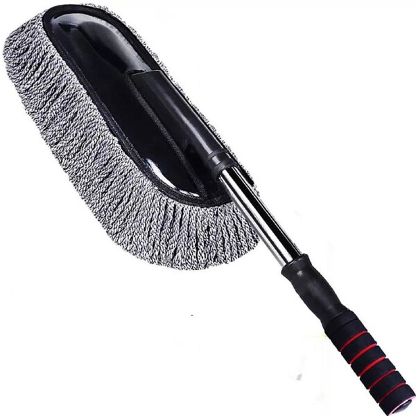 Car Wash Duster House Cleaning Telescoping Dusting Brush Wax Mop Dust Microfiber