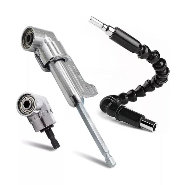 105 Degree Multifunction Right Angle Driver Extension Screwdriver Drill Adapter