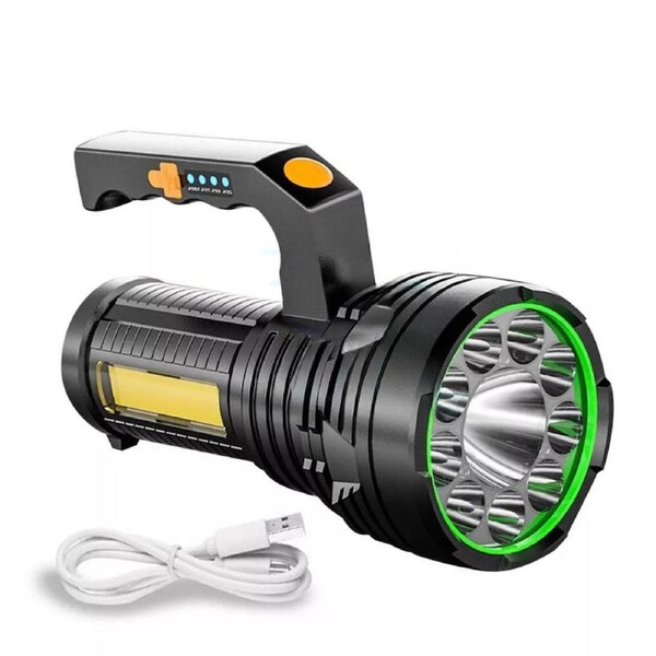 LED Searchlight Spotlight Torch USB Rechargeable Camping Work Light