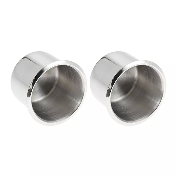2PCS Stainless Steel Cup Drink Holder For Marine Car Truck Camper RV Boat