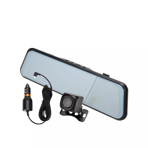 1080P Dash Camera 10 Inch Front Rear View Cam Car DVR Tail Reversing Mirror Recorder