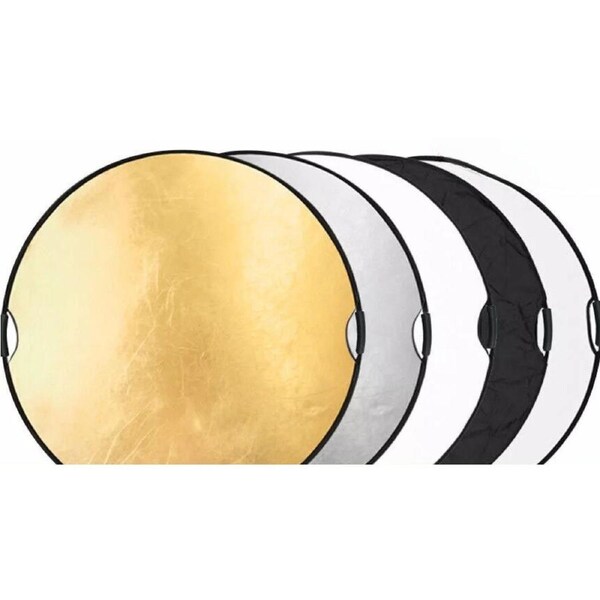 110CM 5in1 Photo Reflector With Handle Grip Studio Photography Light Collapsible