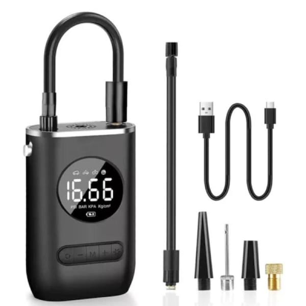 150PSI Car BiKe Digital Electric Tire Inflator Portable LCD Air Pump Compressor