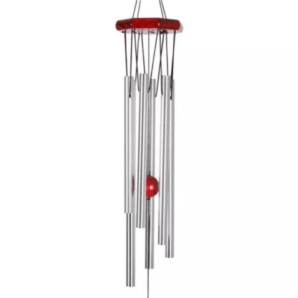Large Wind Chimes Deep Tone Chapel Bells 6 Tubes Outdoor Garden