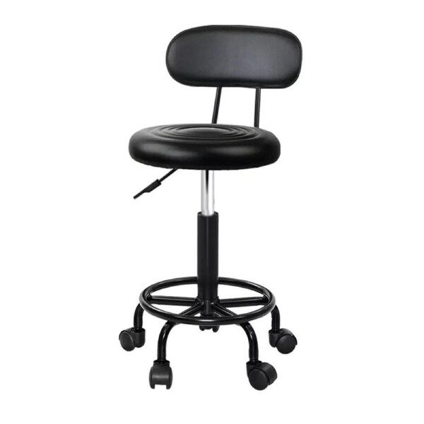 Salon Stool Swivel Chair Backrest Barber Hairdressing
