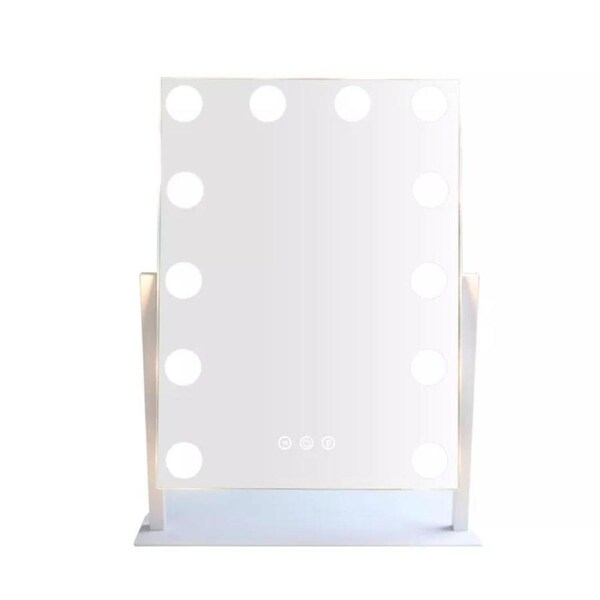 12 LED Bulb Rechargeable Hollywood Vanity Mirror