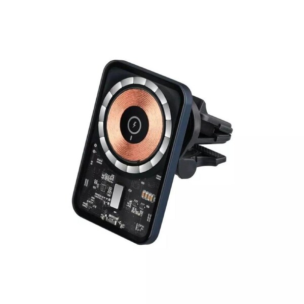 Wireless Charger Magnetic Mag Safe Car Mount Phone Holder For Samsung Apple Phone
