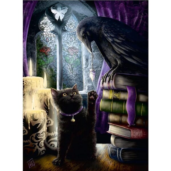 Ravensburger - Black Cat and Raven Puzzle 500pc