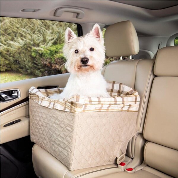 PetSafe® Happy Ride Quilted Safety Seat Tan PTV17-16912