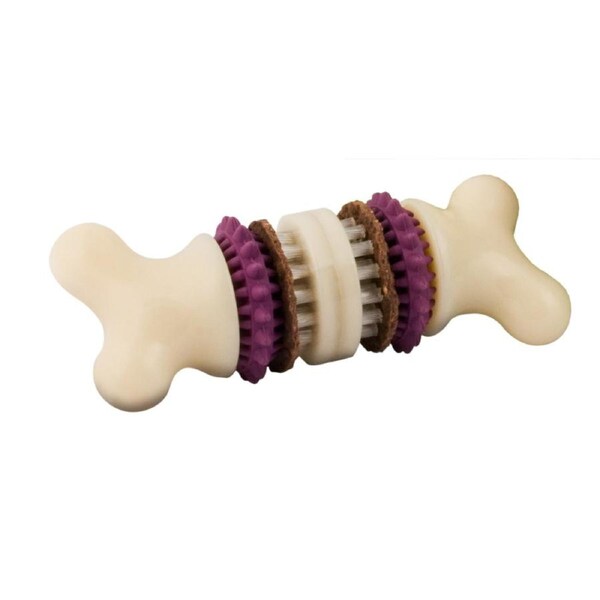 PetSafe® Busy Buddy® Bristle Bone Treat Ring Dog Toy BB-BRI-BN-M-11
