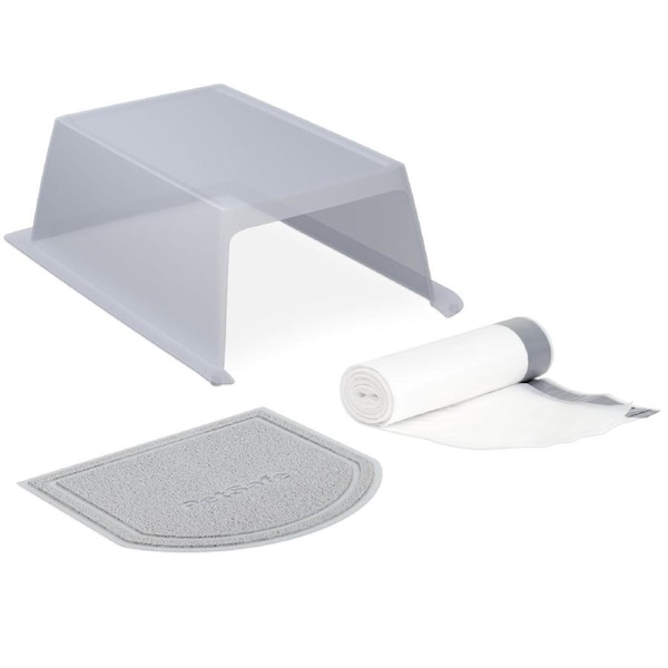 PetSafe® ScoopFree® Clumping Self-Cleaning Litter Box Hood and Accessory Bundle (Brown Box) ZAC10-18000