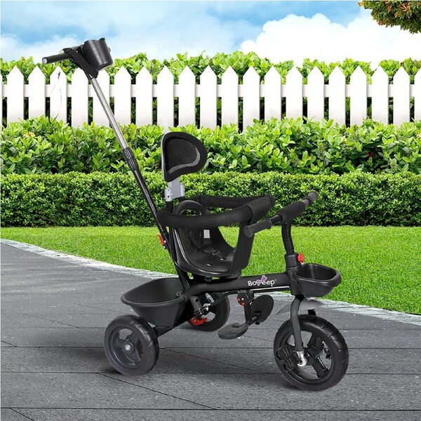 Bopeep Kids Tricycle Ride-On Toddler Trike - Black