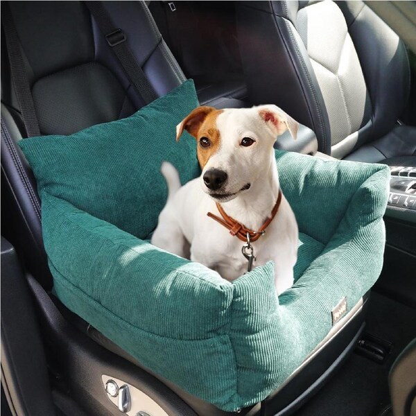 PaWz 2-in-1 Pet Car Booster Seat w/ Safety Belt Green (55 x 55cm)