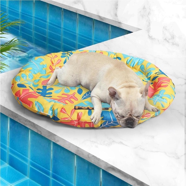 Pawz Pet Cooling Mat Dog Gel Non-Toxic Bed Cat Puppy Self-cool Sofa Summer Round