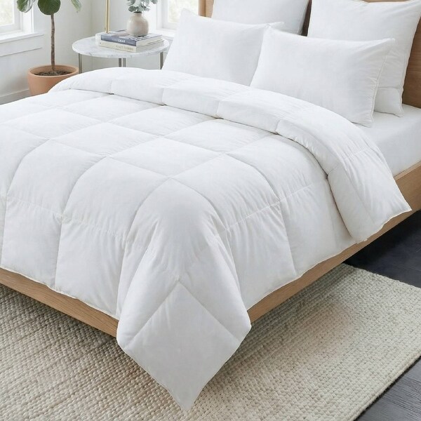250GSM DreamZ Season Quilt Siliconized Fiberfill Doona Duvet - Double