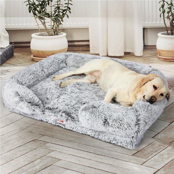 120x90cm PaWz Pet Sofa Bed - Grey