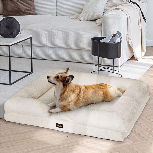 PaWz Memory Foam Pet Sofa Bed Cushion Dog Cat Mattress Washable Removable