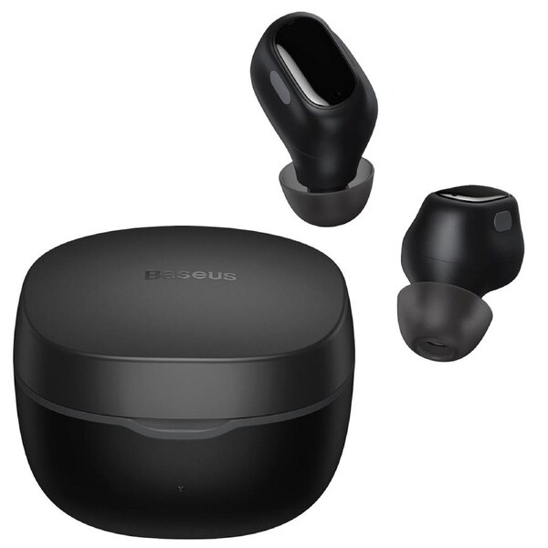 Baseus Bowie True Wireless Earphones Bluetooth V5.3 TWS Earbud WM01 - Black