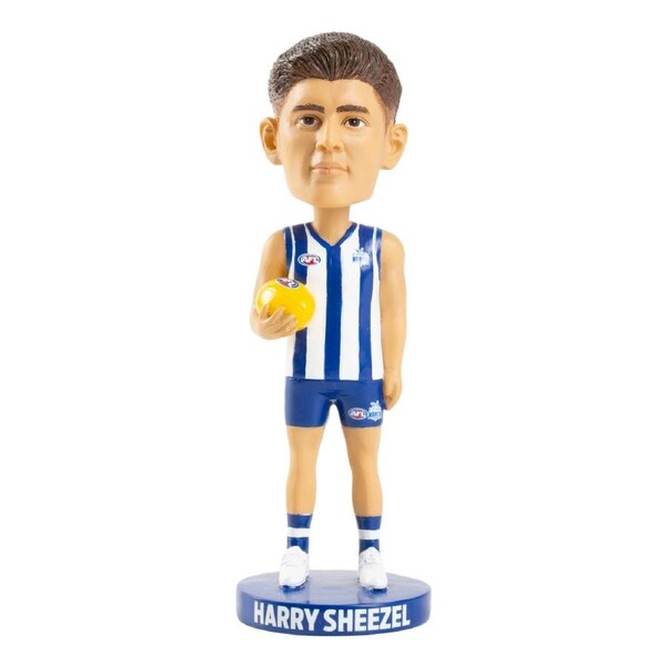 North Melbourne Kangaroos Harry Sheezel AFL Bobblehead Collectible Bobble Head Statue