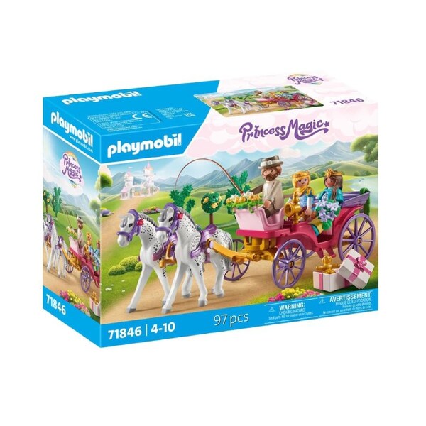 97pc Playmobil Carriage Ride Kids/Children Action Figure Toy Play Set 4y+