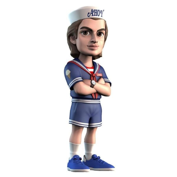 Minix Stranger Things Steve Harrington Scoops Ahoy Ice Cream Outfit Figure