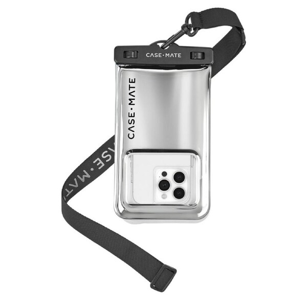 [CM055488] Case Mate Waterproof Floating Pouch Universal Silver Chrome